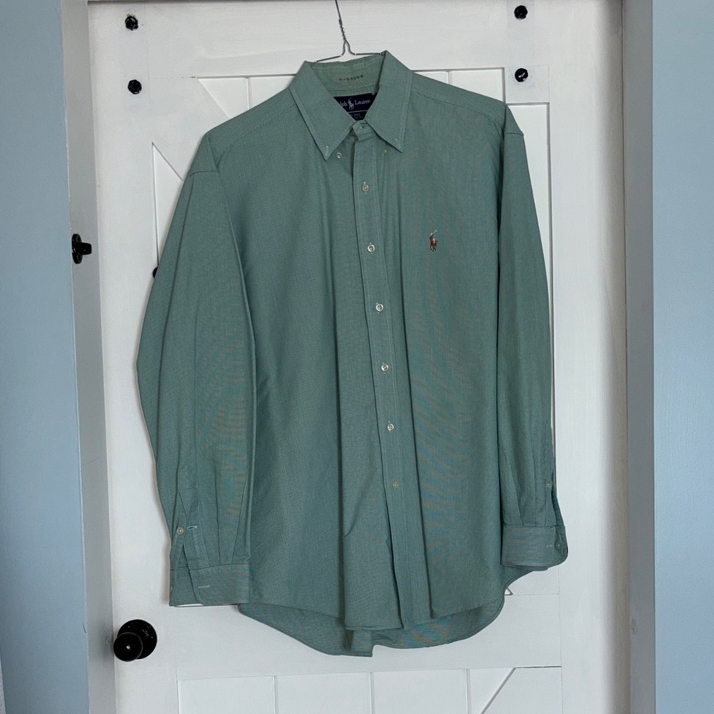 Polo by Ralph Lauren Men's Green Shirt